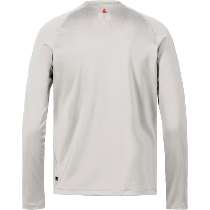 2024 Musto Hommes Evolution T-shirt  Manches Longues Sunblock 2.0 81155 - Platinum